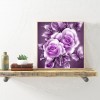 Butterfly Flowers - Square Diamond - 40x40cm
