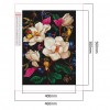 Flower - Square Diamond - 40x50cm