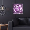 Butterfly Flowers - Square Diamond - 40x40cm