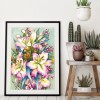Flower - Square Diamond - 40x50cm