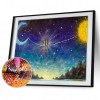 Couple Sun Moon Bridge s - Full Round Diamond - 40x30cm