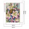 Flower - Square Diamond - 40x50cm