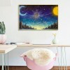 Couple Sun Moon Bridge s - Full Round Diamond - 40x30cm