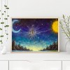 Couple Sun Moon Bridge s - Full Round Diamond - 40x30cm