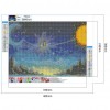 Couple Sun Moon Bridge s - Full Round Diamond - 40x30cm
