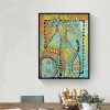 Abstract Cat s - Full Round Diamond - 30x40cm