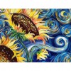 Sunflower  - Full Round Diamond - 30x40cm