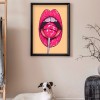 Full Round Drill Mosaic Diamond Painting DIY Lipstick 5D Rhinestone Picture