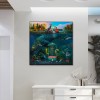 Surreal Cartoon - Full Round Diamond - 30x30cm