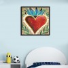 Heart - Full Round Diamond - 30x30cm