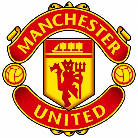 Manchester Team Emblem - Full Round Diamond - 30x30cm