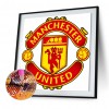 Manchester Team Emblem - Full Round Diamond - 30x30cm