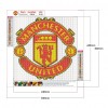 Manchester Team Emblem - Full Round Diamond - 30x30cm