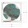 Sky Blue Women - Full Round Diamond - 40x40cm