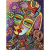 Abstract Girl - Full Round Diamond - 40x50cm