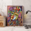 Abstract Girl - Full Round Diamond - 40x50cm