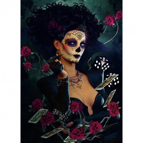 Abstract - Full Round Diamond - 40x30cm