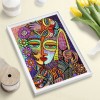 Abstract Girl - Full Round Diamond - 40x50cm
