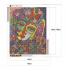 Abstract Girl - Full Round Diamond - 40x50cm