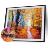Autumn Maple Forest - Full Round Diamond - 40x30cm