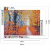 Autumn Maple Forest - Full Round Diamond - 40x30cm