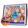 Happy Birthday Party - Full Round Diamond - 55*45cm