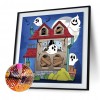 Halloween Series Ornaments  - Full Round Diamond - 30x30cm