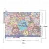 Happy Birthday Party - Full Round Diamond - 55*45cm