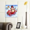 Coon Snowman - Square Diamond - 40x40cm