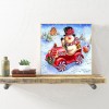 Coon Snowman - Square Diamond - 40x40cm