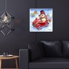 Coon Snowman - Square Diamond - 40x40cm