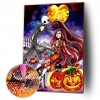 Animated Halloween  - Full Round Diamond - 30x40cm