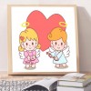 Cartoon Valentine - Full Round Diamond - 30x30cm