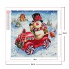 Coon Snowman - Square Diamond - 40x40cm