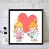 Cartoon Valentine - Full Round Diamond - 30x30cm