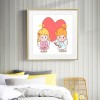 Cartoon Valentine - Full Round Diamond - 30x30cm