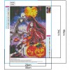 Animated Halloween  - Full Round Diamond - 30x40cm