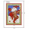 Santa Claus - Special Shaped Diamond - 30x40cm