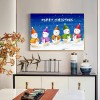 Christmas Snowman - Full Round Diamond - 40x30cm