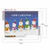 Christmas Snowman - Full Round Diamond - 40x30cm