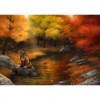 Autumn Landscape - Full Round Diamond - 40x30cm