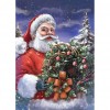 Santa Claus - Full Round Diamond - 30x40cm