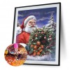 Santa Claus - Full Round Diamond - 30x40cm