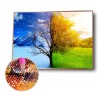 Autumn Winter Tree - Full Round Diamond - 30x40cm