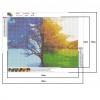 Autumn Winter Tree - Full Round Diamond - 30x40cm