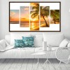 Coconut Tree Set - Partial Round Diamond - 90x45cm
