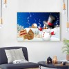 Christmas Snowman - Full Round Diamond - 40x30cm