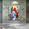 Christmas Snowman - Full Round Diamond - 30x40cm