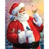 Santa Claus - Full Round Diamond - 30x40cm