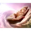 Mom Kids  - Full Round Diamond - 40x30cm